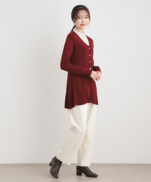 LAURA ASHLEY / ローラ アシュレイ カーディガン・ボレロ | 【ウール混】バックリボン ロングカーデ | 詳細29