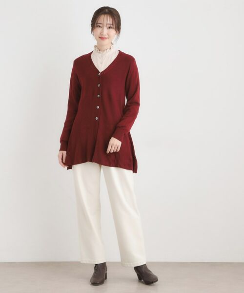 LAURA ASHLEY / ローラ アシュレイ カーディガン・ボレロ | 【ウール混】バックリボン ロングカーデ | 詳細30