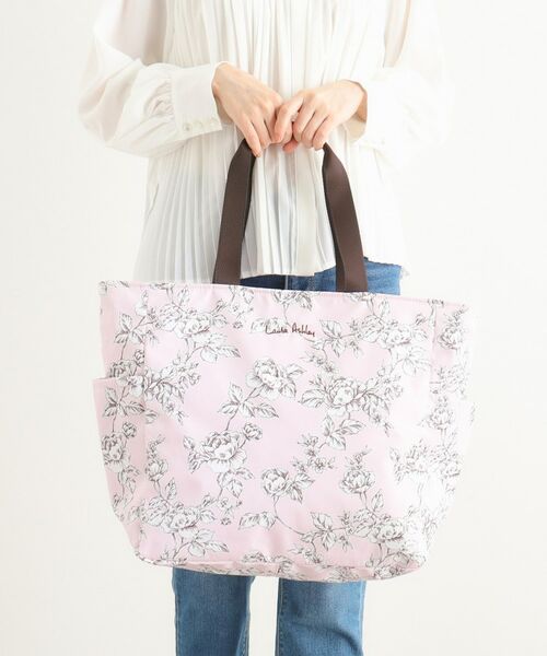 LAURA ASHLEY / ローラ アシュレイ トートバッグ | ポリントン ローゼズ柄 トートバッグ | 詳細3