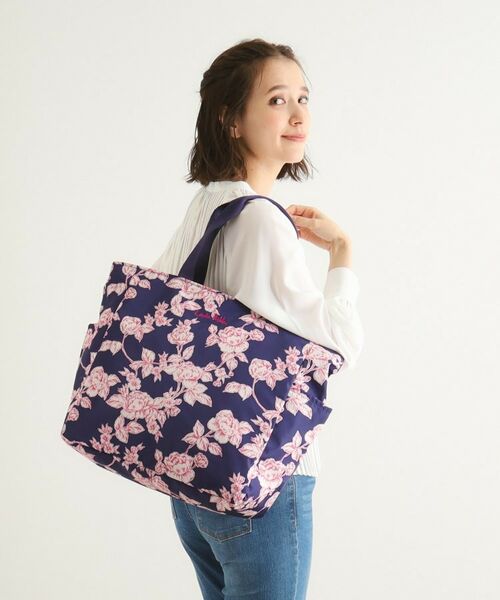 LAURA ASHLEY / ローラ アシュレイ トートバッグ | ポリントン ローゼズ柄 トートバッグ | 詳細5