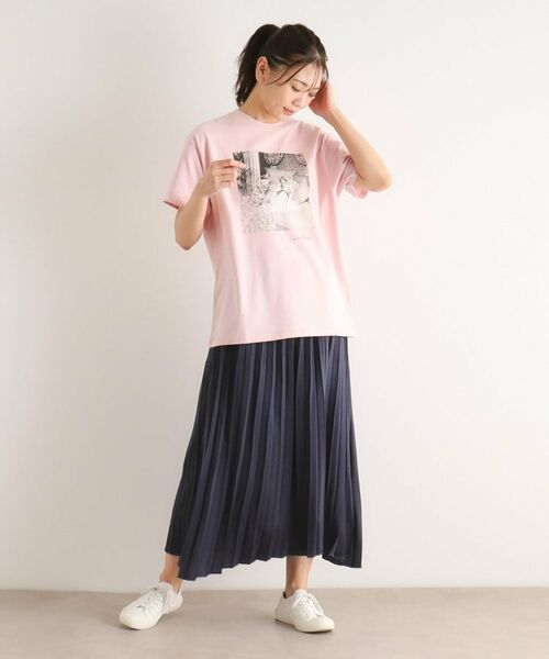 LAURA ASHLEY / ローラ アシュレイ Tシャツ | 【一部店舗限定カラーあり/大人気！日本製/Laura Ashley ヒストリーフォト】ガール フォトTシャツ | 詳細13