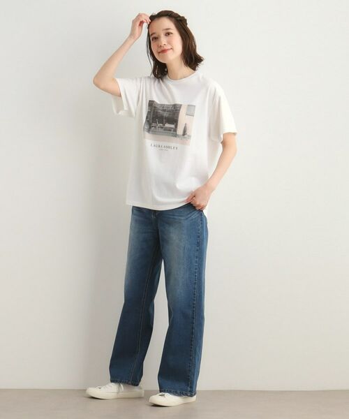 LAURA ASHLEY / ローラ アシュレイ Tシャツ | 【大人気！日本製/Laura Ashley ヒストリーフォト】 第一号店 フォトTシャツ | 詳細3