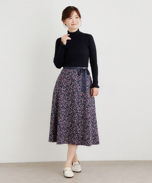 LAURA ASHLEY / ローラ アシュレイ ニット・セーター | リブタートルフリルニット | 詳細23