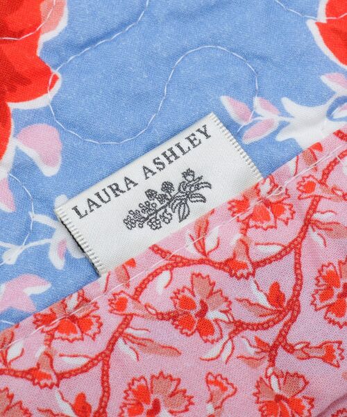 LAURA ASHLEY / ローラ アシュレイ インテリア・インテリア雑貨 | ブリガム パッチワーク柄／カームスデン ポピー柄 洗いキルト マルチカバー 200×200㎝ | 詳細2