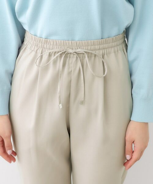 LAURA ASHLEY / ローラ アシュレイ ショート・ハーフ・半端丈パンツ | 【ウエストゴム／好評につきカラー追加！】クロップドパンツ | 詳細12