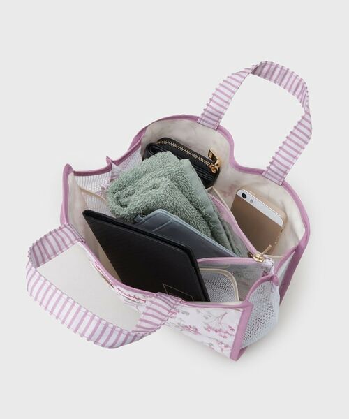 LAURA ASHLEY / ローラ アシュレイ その他小物 | エイボンブリー 柄 スパバッグ | 詳細7