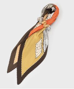 LAURA ASHLEY / ローラ アシュレイ マフラー・ショール・スヌード・ストール | 【2WAY／シュシュ付き／洗える】プリーツストール