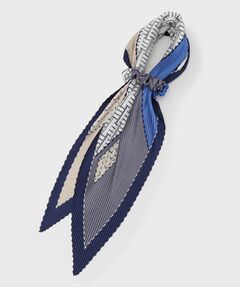 LAURA ASHLEY / ローラ アシュレイ マフラー・ショール・スヌード・ストール | 【2WAY／シュシュ付き／洗える】プリーツストール