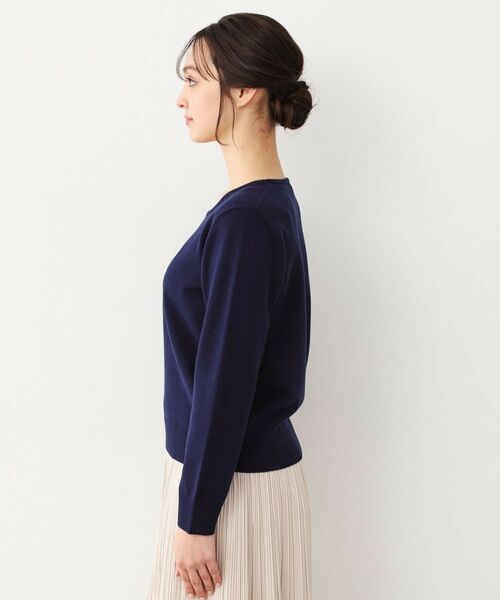 LAURA ASHLEY / ローラ アシュレイ ニット・セーター | 【ハイゲージ】大判刺繍ニット | 詳細14