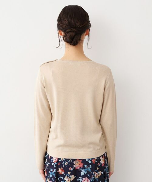 LAURA ASHLEY / ローラ アシュレイ ニット・セーター | 【天竺編み】肩ボタン ラメニット | 詳細11