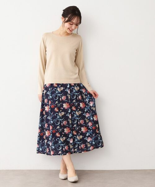 LAURA ASHLEY / ローラ アシュレイ ニット・セーター | 【天竺編み】肩ボタン ラメニット | 詳細2