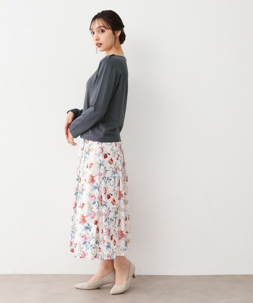 LAURA ASHLEY / ローラ アシュレイ ニット・セーター | 【天竺編み】肩ボタン ラメニット | 詳細7