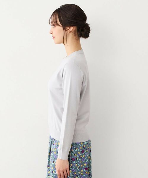 LAURA ASHLEY / ローラ アシュレイ ニット・セーター | 【同素材アイテムあり】ソフトタッチ 無地カラーニット | 詳細10