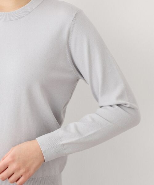 LAURA ASHLEY / ローラ アシュレイ ニット・セーター | 【同素材アイテムあり】ソフトタッチ 無地カラーニット | 詳細13