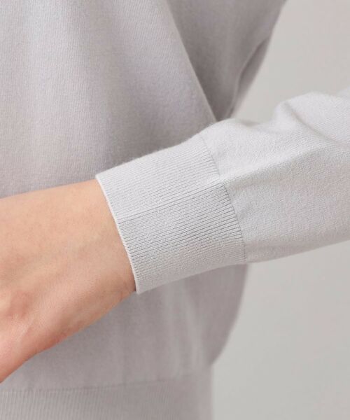 LAURA ASHLEY / ローラ アシュレイ ニット・セーター | 【同素材アイテムあり】ソフトタッチ 無地カラーニット | 詳細14