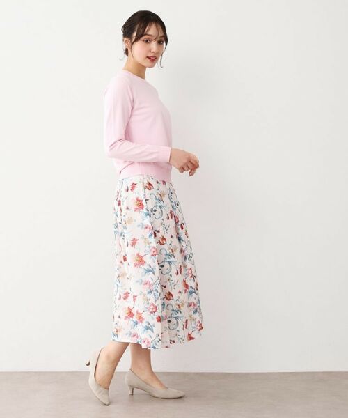 LAURA ASHLEY / ローラ アシュレイ ニット・セーター | 【同素材アイテムあり】ソフトタッチ 無地カラーニット | 詳細7