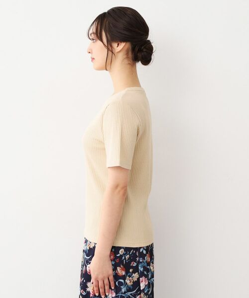 LAURA ASHLEY / ローラ アシュレイ カットソー | 【洗える／ストレッチ】アイレット ベーシックカットソー | 詳細14