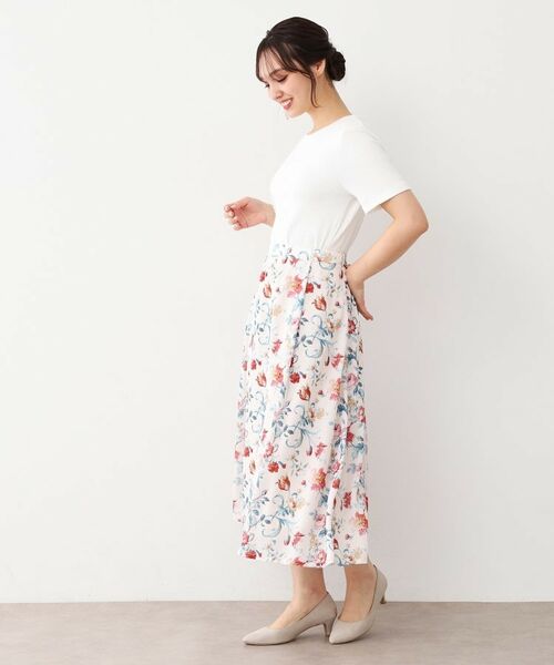 LAURA ASHLEY / ローラ アシュレイ カットソー | 【洗える／ストレッチ】アイレット ベーシックカットソー | 詳細3