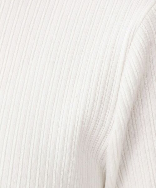 LAURA ASHLEY / ローラ アシュレイ カットソー | 【洗える／ストレッチ】アイレット ベーシックカットソー | 詳細4