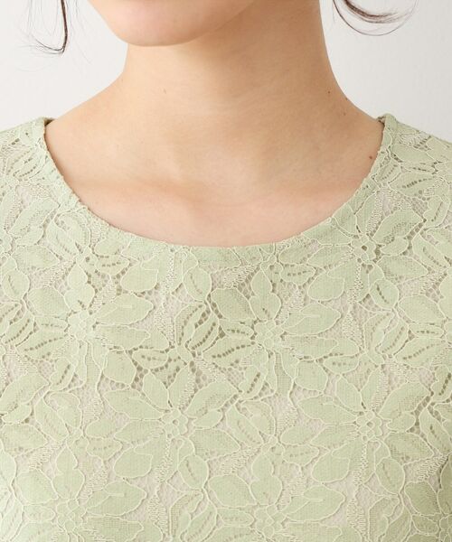 LAURA ASHLEY / ローラ アシュレイ Tシャツ | 【人気デザインがアップデート！洗える】身頃レースTシャツ | 詳細16