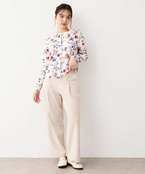 LAURA ASHLEY / ローラ アシュレイ カーディガン・ボレロ | 【全面プリント／同柄アイテムあり】ローザリンド柄 ニットカーディガン | 詳細2