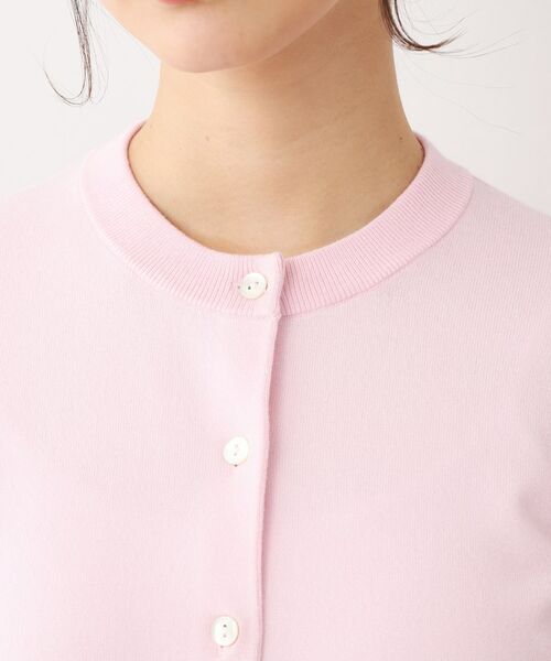 LAURA ASHLEY / ローラ アシュレイ カーディガン・ボレロ | 【同素材アイテムあり】ソフトタッチ 無地カラーニットカーディガン | 詳細12