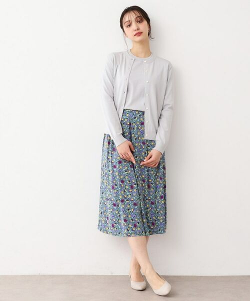 LAURA ASHLEY / ローラ アシュレイ カーディガン・ボレロ | 【同素材アイテムあり】ソフトタッチ 無地カラーニットカーディガン | 詳細2