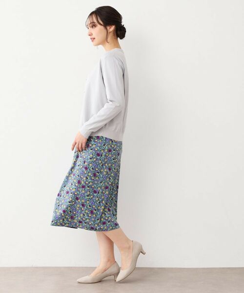 LAURA ASHLEY / ローラ アシュレイ カーディガン・ボレロ | 【同素材アイテムあり】ソフトタッチ 無地カラーニットカーディガン | 詳細3