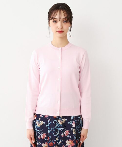 LAURA ASHLEY / ローラ アシュレイ カーディガン・ボレロ | 【同素材アイテムあり】ソフトタッチ 無地カラーニットカーディガン | 詳細9