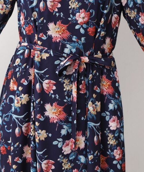 LAURA ASHLEY / ローラ アシュレイ ロング・マキシ丈ワンピース | 【洗える／同柄アイテムあり】ローザリンド柄 シフォンワンピース | 詳細16