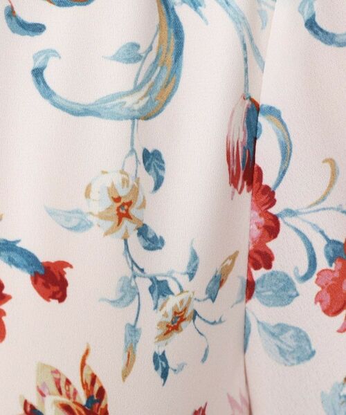 LAURA ASHLEY / ローラ アシュレイ ロング・マキシ丈ワンピース | 【洗える／同柄アイテムあり】ローザリンド柄 シフォンワンピース | 詳細4