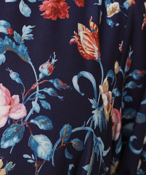 LAURA ASHLEY / ローラ アシュレイ ロング・マキシ丈ワンピース | 【洗える／同柄アイテムあり】ローザリンド柄 シフォンワンピース | 詳細8