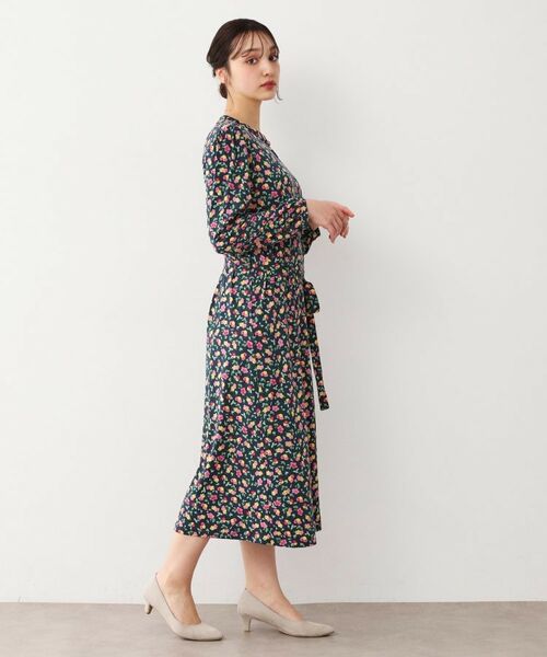 ☆新品級☆現行ローラアシュレイ ロングシャツワンピース
