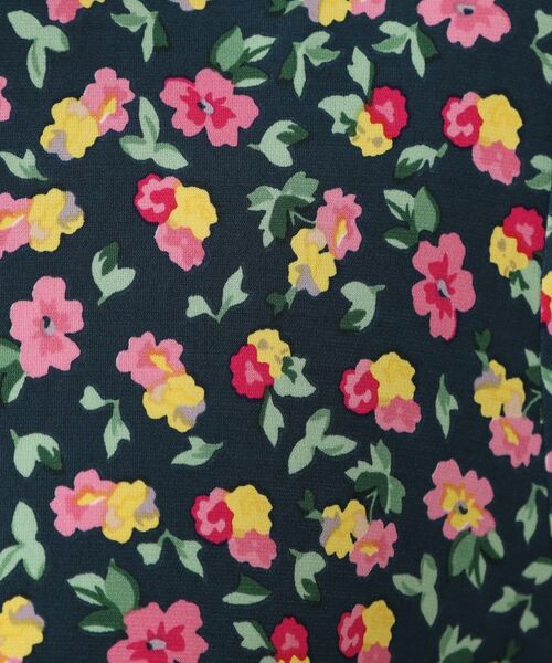 LAURA ASHLEY / ローラ アシュレイ ロング・マキシ丈ワンピース | 【ジャージ素材/洗える/同柄アイテムあり】ポリアンサス柄ワンピース | 詳細4