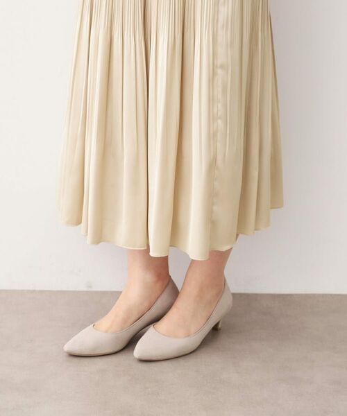 LAURA ASHLEY / ローラ アシュレイ スカート | 【人気デザインカラー追加！】サテン消しプリーツスカート | 詳細13