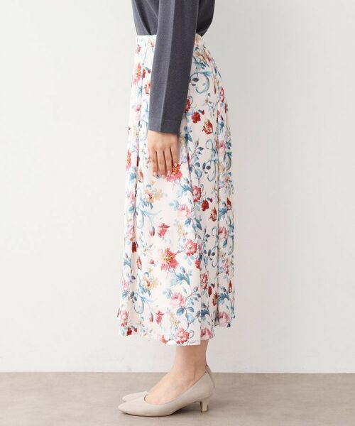 LAURA ASHLEY / ローラ アシュレイ スカート | 【洗える／同柄アイテムあり】ローザリンド柄シフォンスカート | 詳細10