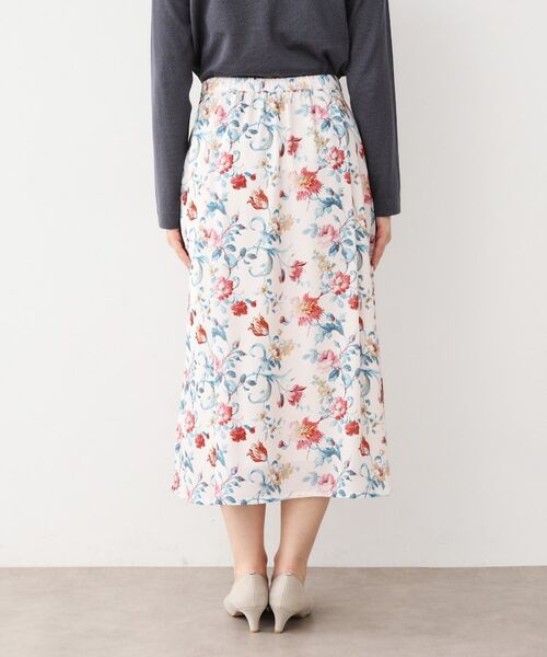 LAURA ASHLEY / ローラ アシュレイ スカート | 【洗える／同柄アイテムあり】ローザリンド柄シフォンスカート | 詳細11