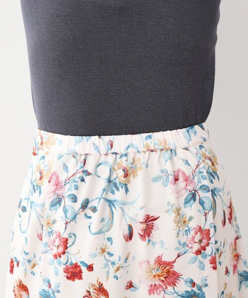 LAURA ASHLEY / ローラ アシュレイ スカート | 【洗える／同柄アイテムあり】ローザリンド柄シフォンスカート | 詳細14
