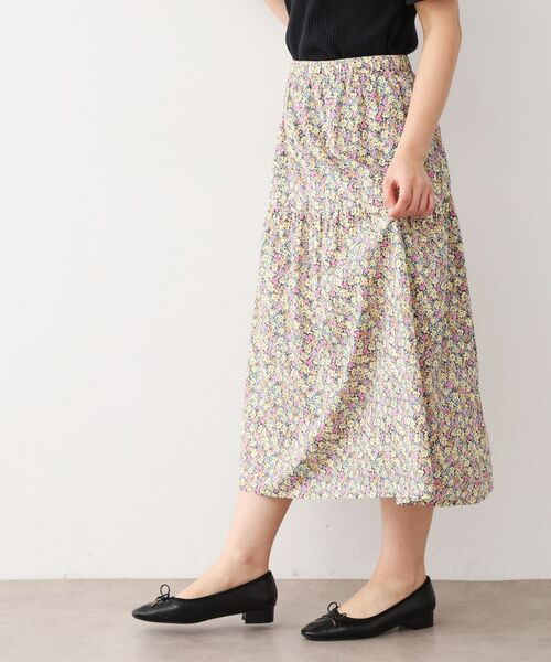 LAURA ASHLEY / ローラ アシュレイ スカート | 【洗える／コットン100％／同柄アイテムあり】アマイア ディッツィー柄 スカート | 詳細1