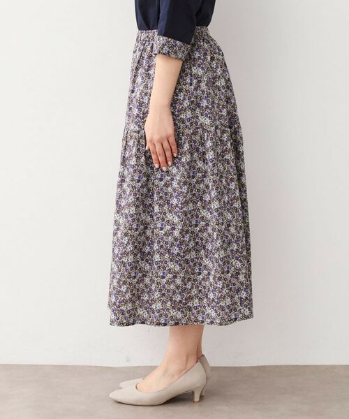 LAURA ASHLEY / ローラ アシュレイ スカート | 【洗える／コットン100％／同柄アイテムあり】アマイア ディッツィー柄 スカート | 詳細10