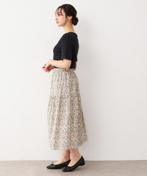 LAURA ASHLEY / ローラ アシュレイ スカート | 【洗える／コットン100％／同柄アイテムあり】アマイア ディッツィー柄 スカート | 詳細3