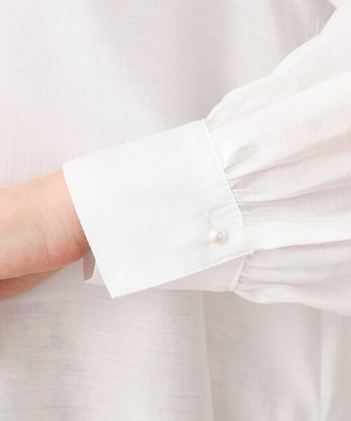 LAURA ASHLEY / ローラ アシュレイ シャツ・ブラウス | 【セレモニー可／洗える】ボウタイセミダルブラウス | 詳細10