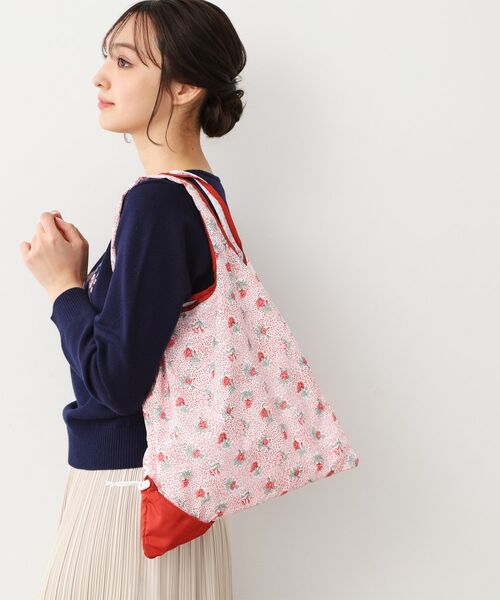 LAURA ASHLEY / ローラ アシュレイ エコバッグ | 【表裏の2柄がかわいい】パッカブル マイバッグ | 詳細1