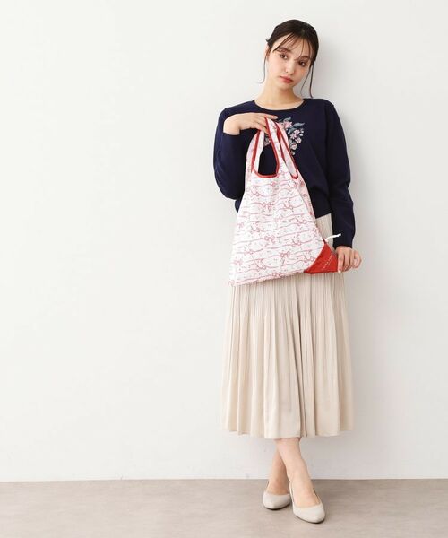 LAURA ASHLEY / ローラ アシュレイ エコバッグ | 【表裏の2柄がかわいい】パッカブル マイバッグ | 詳細2