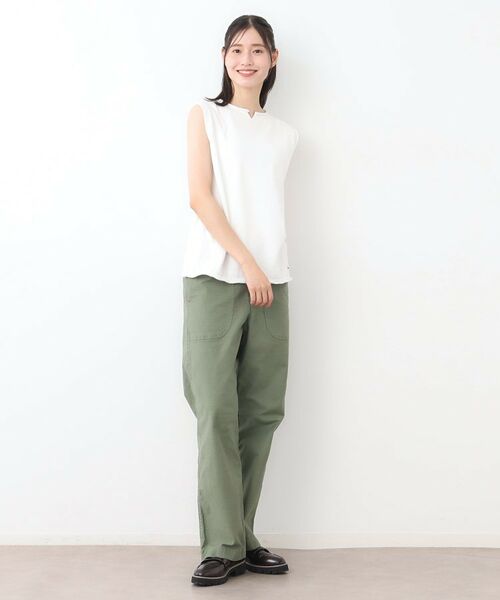 LAURA ASHLEY / ローラ アシュレイ ベスト | 【カラー追加！日本製／ワンマイルウエア】コツトン コンパクトヤーン ベスト | 詳細14