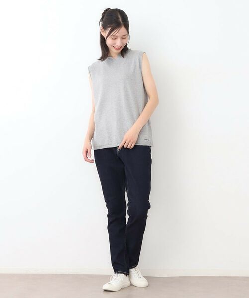 LAURA ASHLEY / ローラ アシュレイ ベスト | 【カラー追加！日本製／ワンマイルウエア】コツトン コンパクトヤーン ベスト | 詳細18