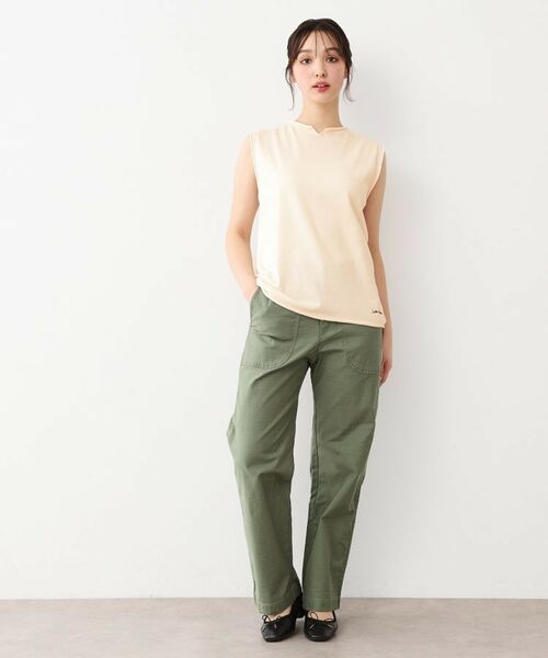 LAURA ASHLEY / ローラ アシュレイ ベスト | 【カラー追加！日本製／ワンマイルウエア】コツトン コンパクトヤーン ベスト | 詳細2