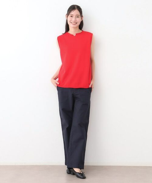 LAURA ASHLEY / ローラ アシュレイ ベスト | 【カラー追加！日本製／ワンマイルウエア】コツトン コンパクトヤーン ベスト | 詳細22