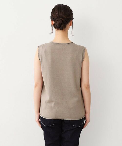 LAURA ASHLEY / ローラ アシュレイ ベスト | 【カラー追加！日本製／ワンマイルウエア】コツトン コンパクトヤーン ベスト | 詳細27