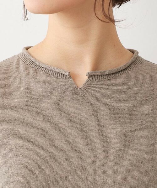 LAURA ASHLEY / ローラ アシュレイ ベスト | 【カラー追加！日本製／ワンマイルウエア】コツトン コンパクトヤーン ベスト | 詳細28